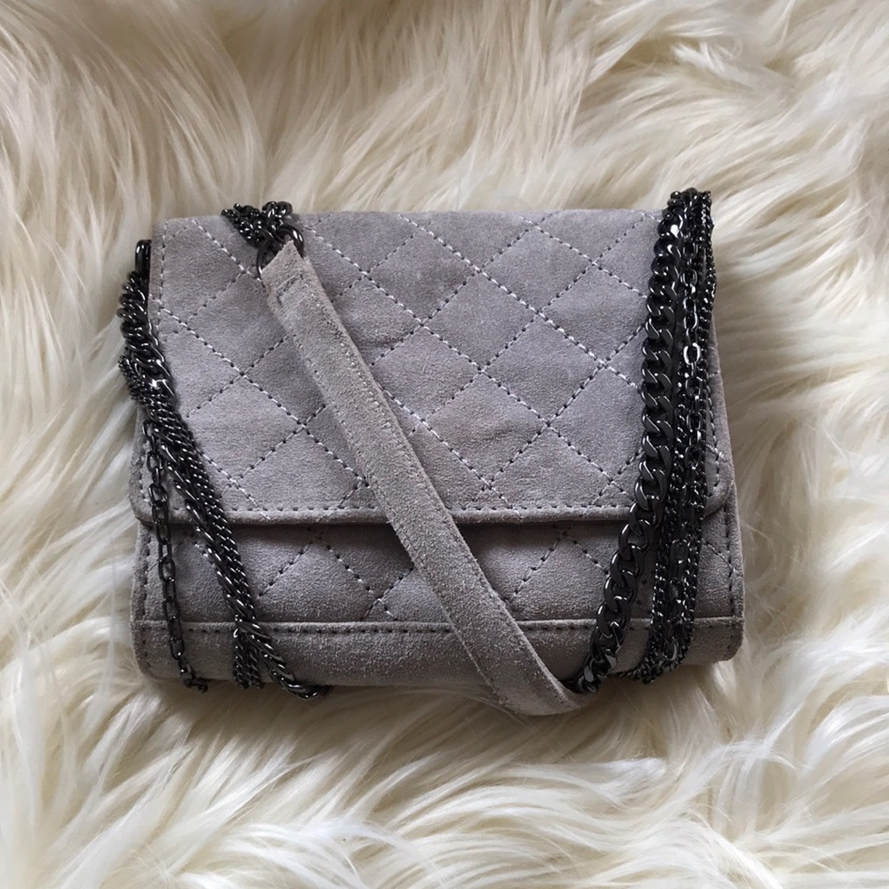 Zara Crossbody Suede Purse